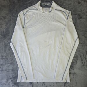 Nike Pro Combat Hyperwarm Fitted Undershirt Size Medium White